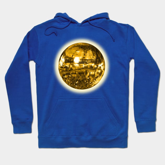 1970s Sunny Disco Ball Sun Hoodie by Art by Deborah Camp